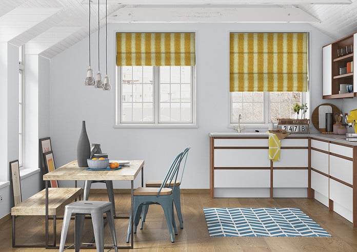 Selva, Gold - Twist&Fit Roman Blind - Image 5